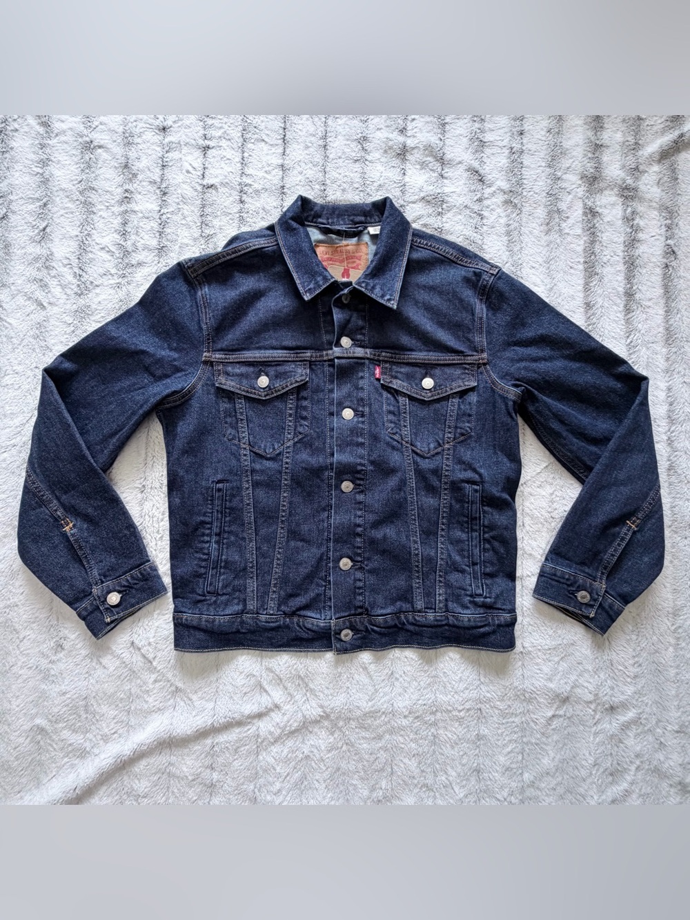 Levi's Indigo Blue Denim Trucker Jacket - Men's